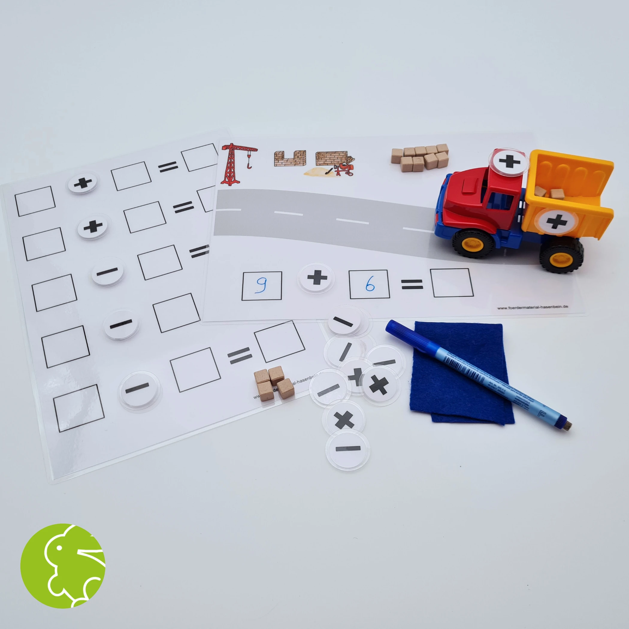 Plus-Minus-Laster bis 20