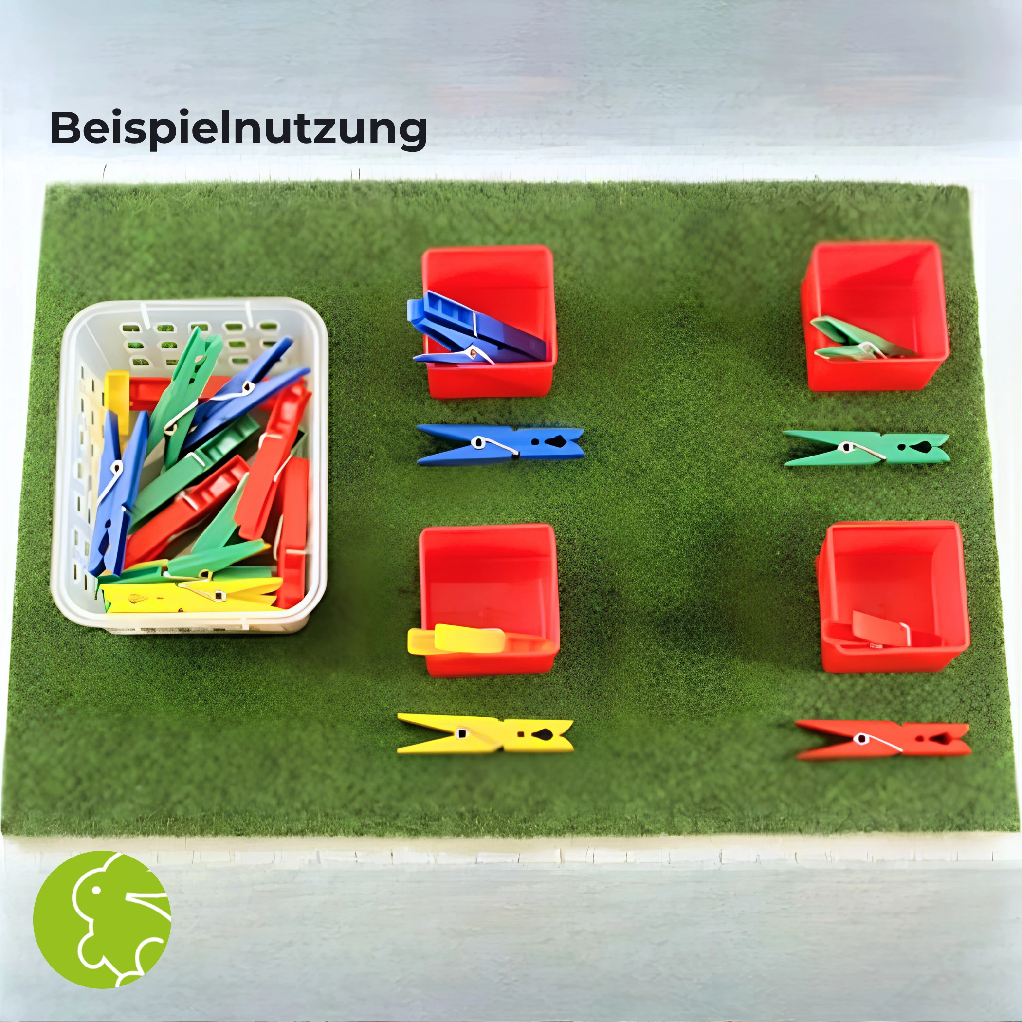 Blanko-Tablett 3 - A3 mit 6 Boxen