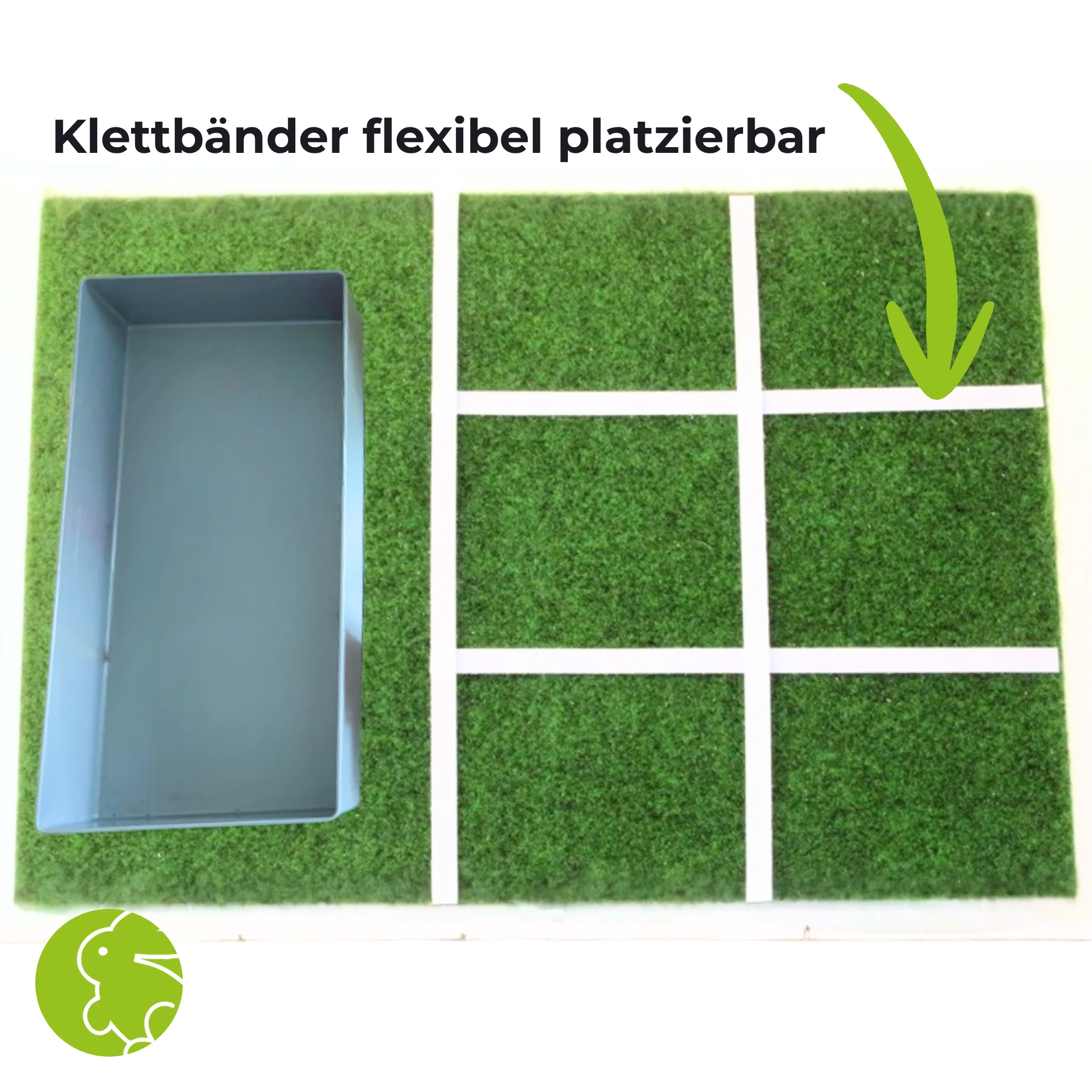 Blanko-Tablett 1 - A3 mit Klettraster