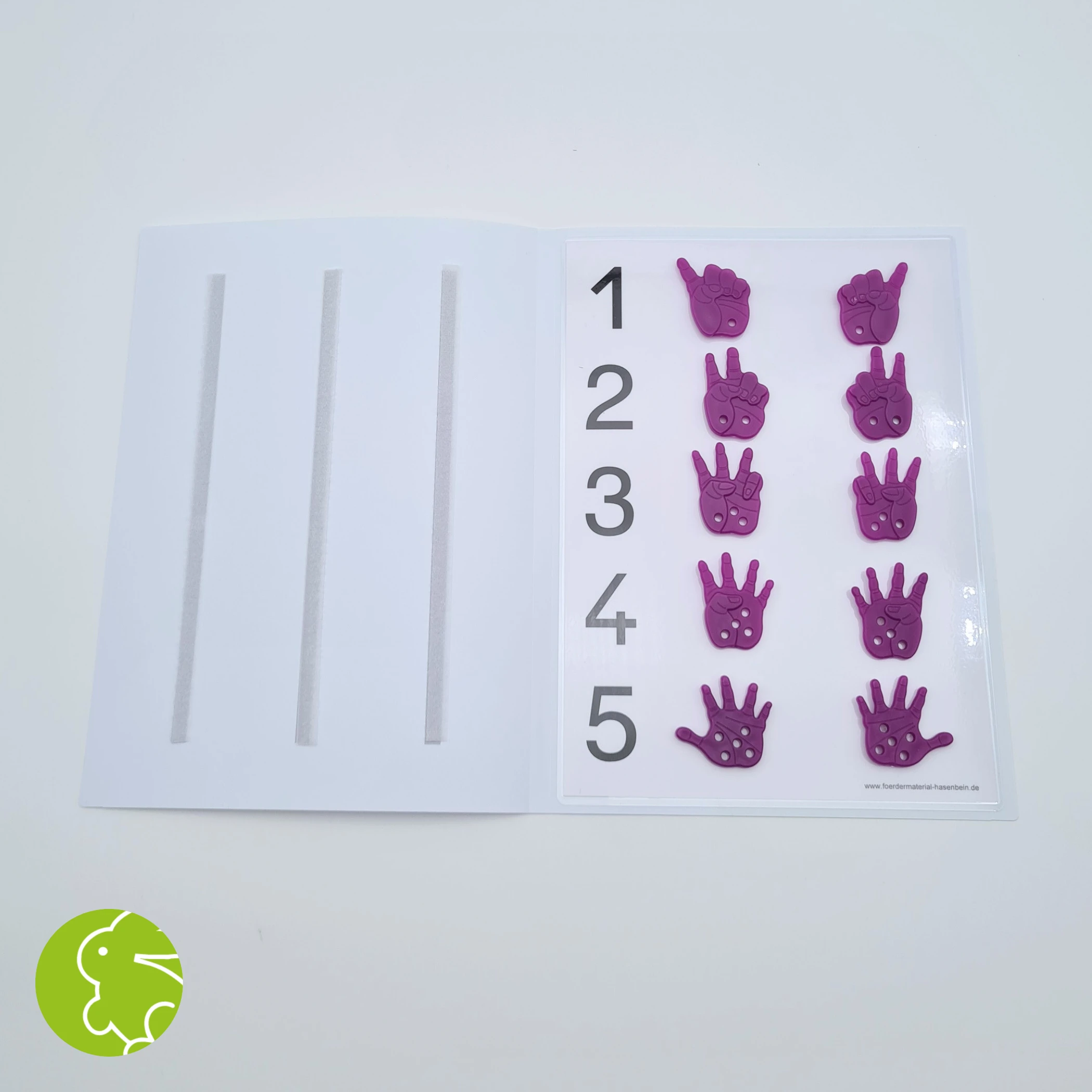 Mappe 2 Finger zählen