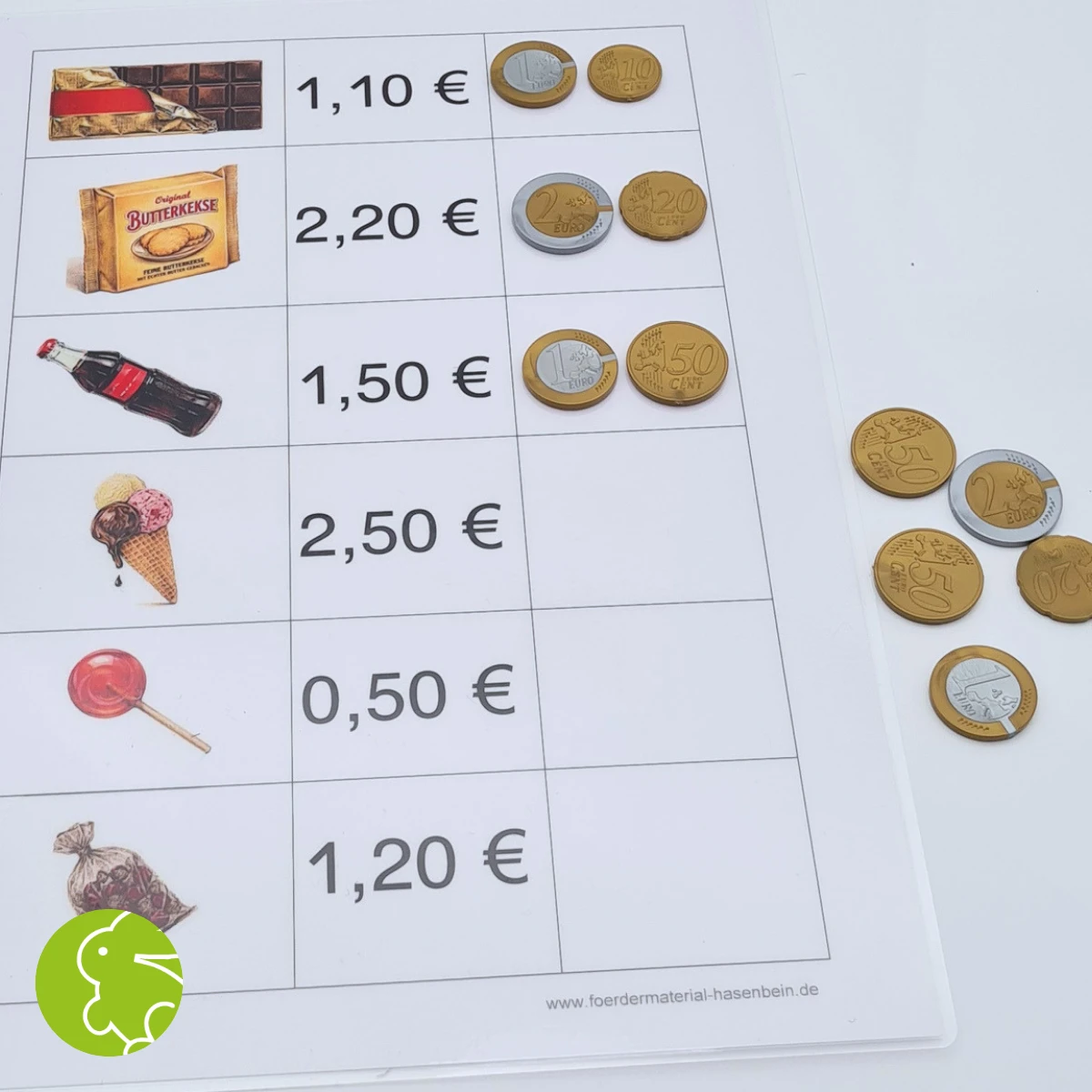 Münzgenau bezahlen