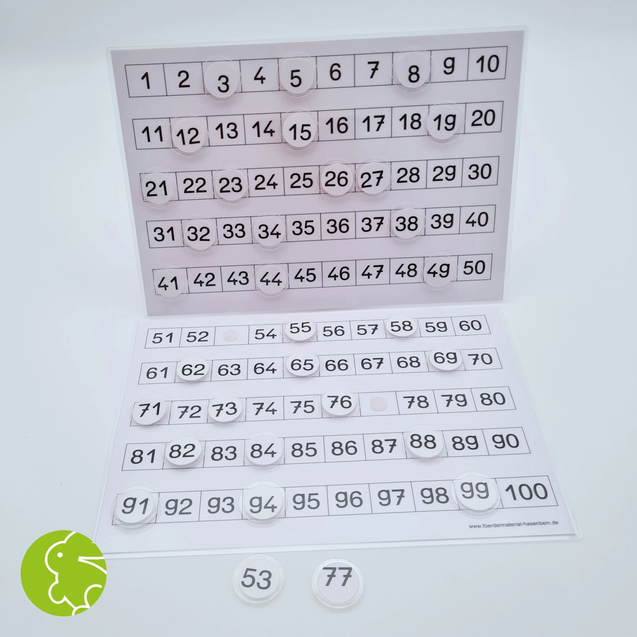 Was fehlt in der 100er-Tafel?