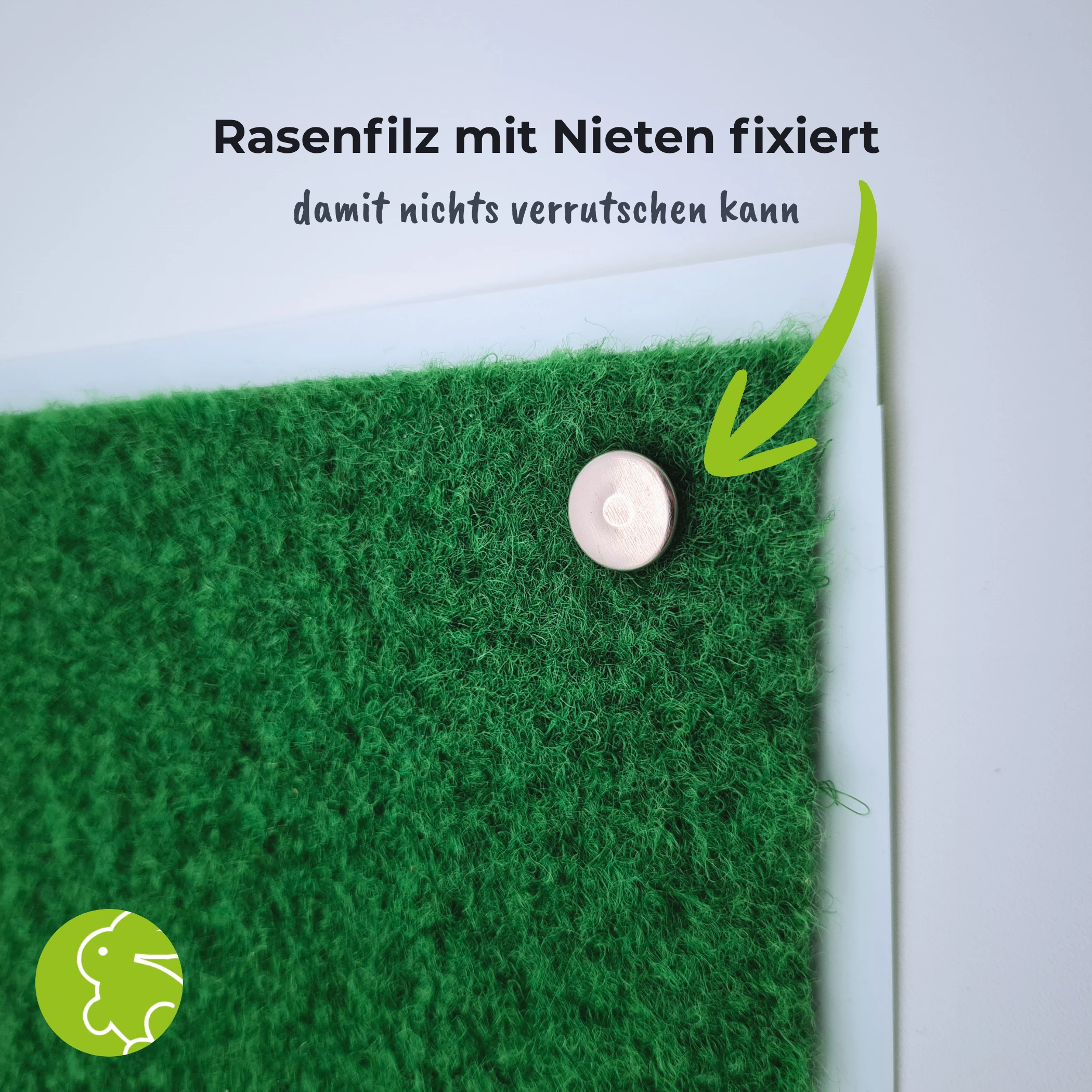 Blanko-Mappe 1 mit Rasenfilz