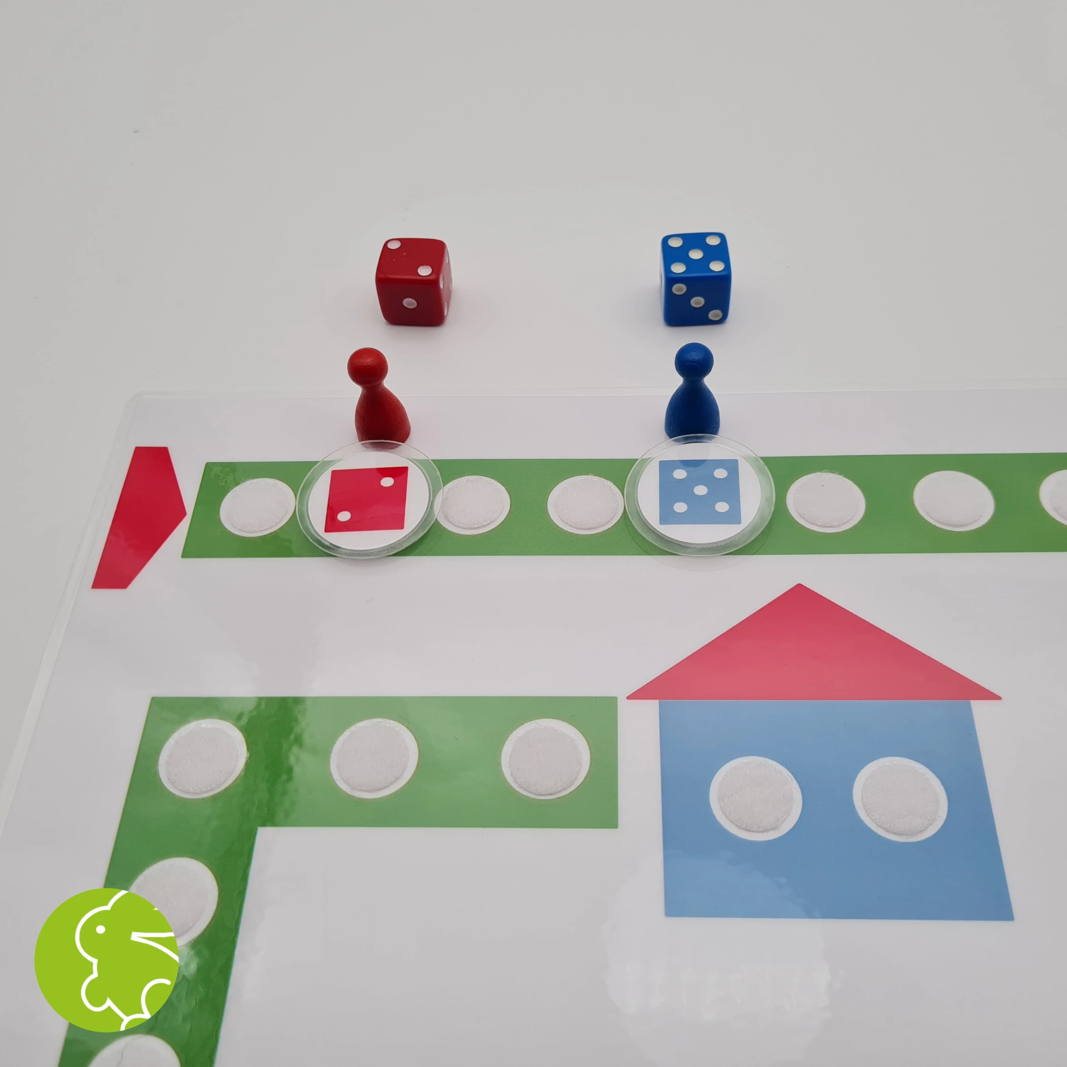 Würfelspiel "Ins Häuschen"