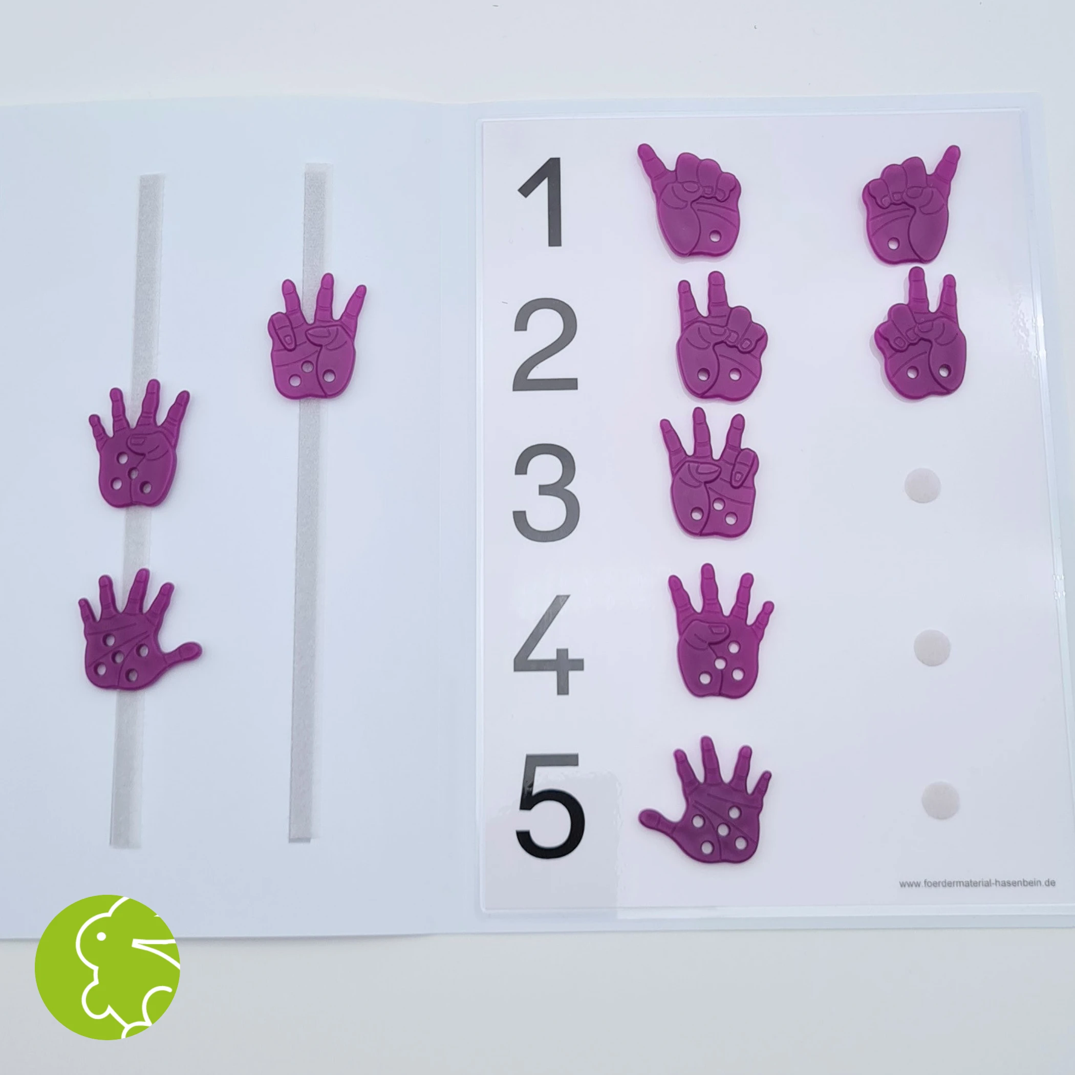 Mappe 2 Finger zählen