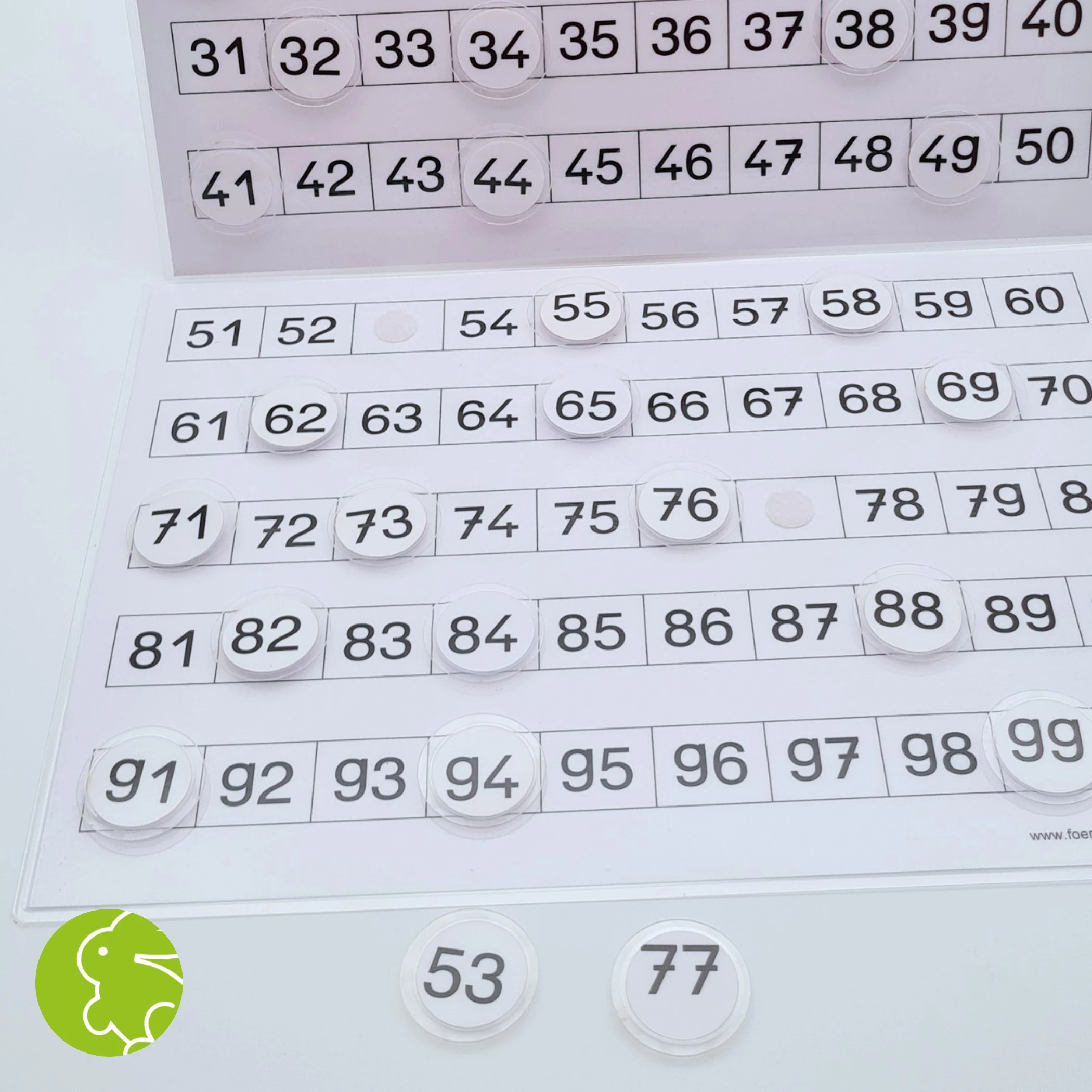 Was fehlt in der 100er-Tafel?