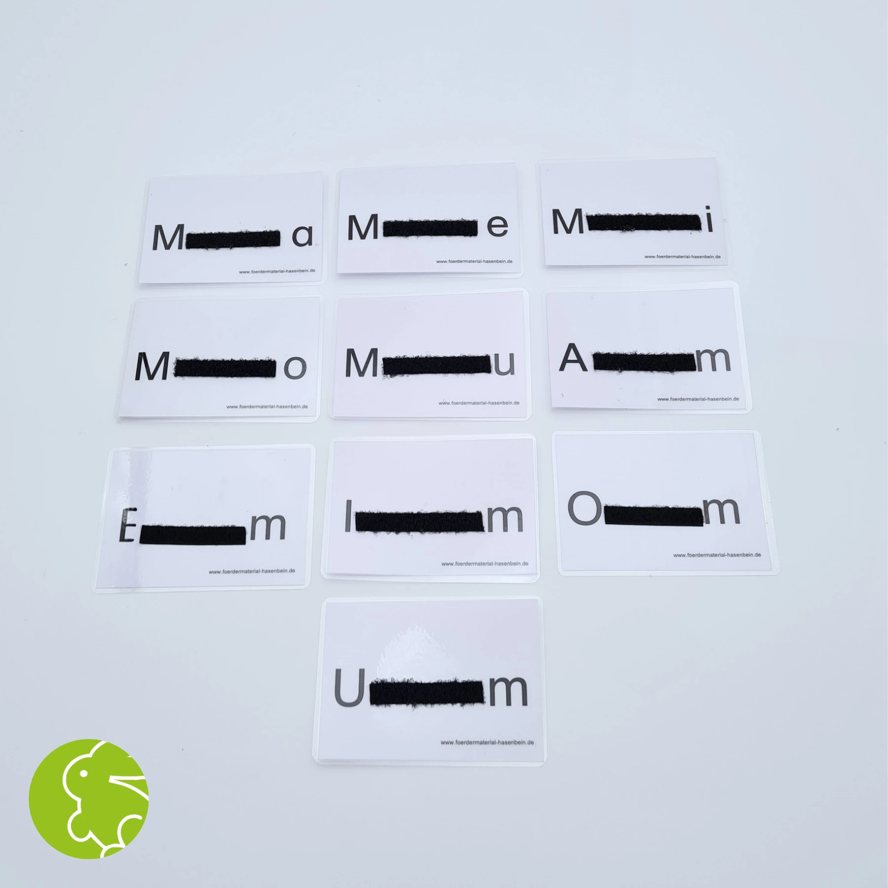 Silbenlesekärtchen M