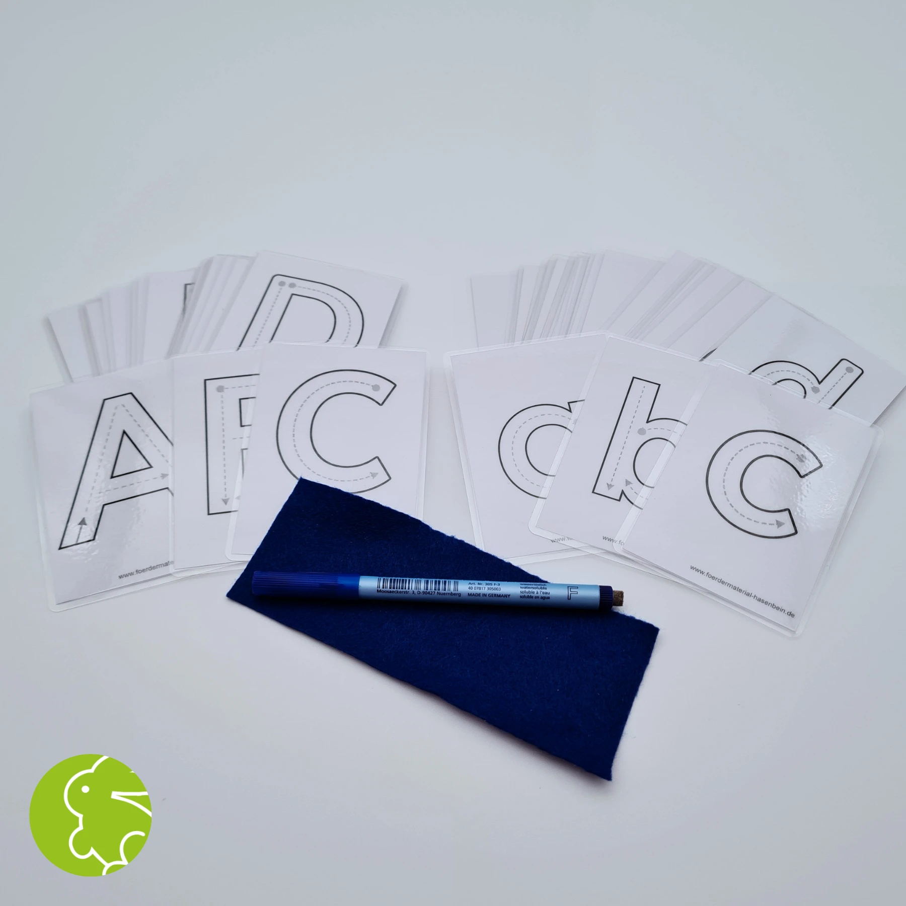 Buchstaben nachspuren - Alphabet