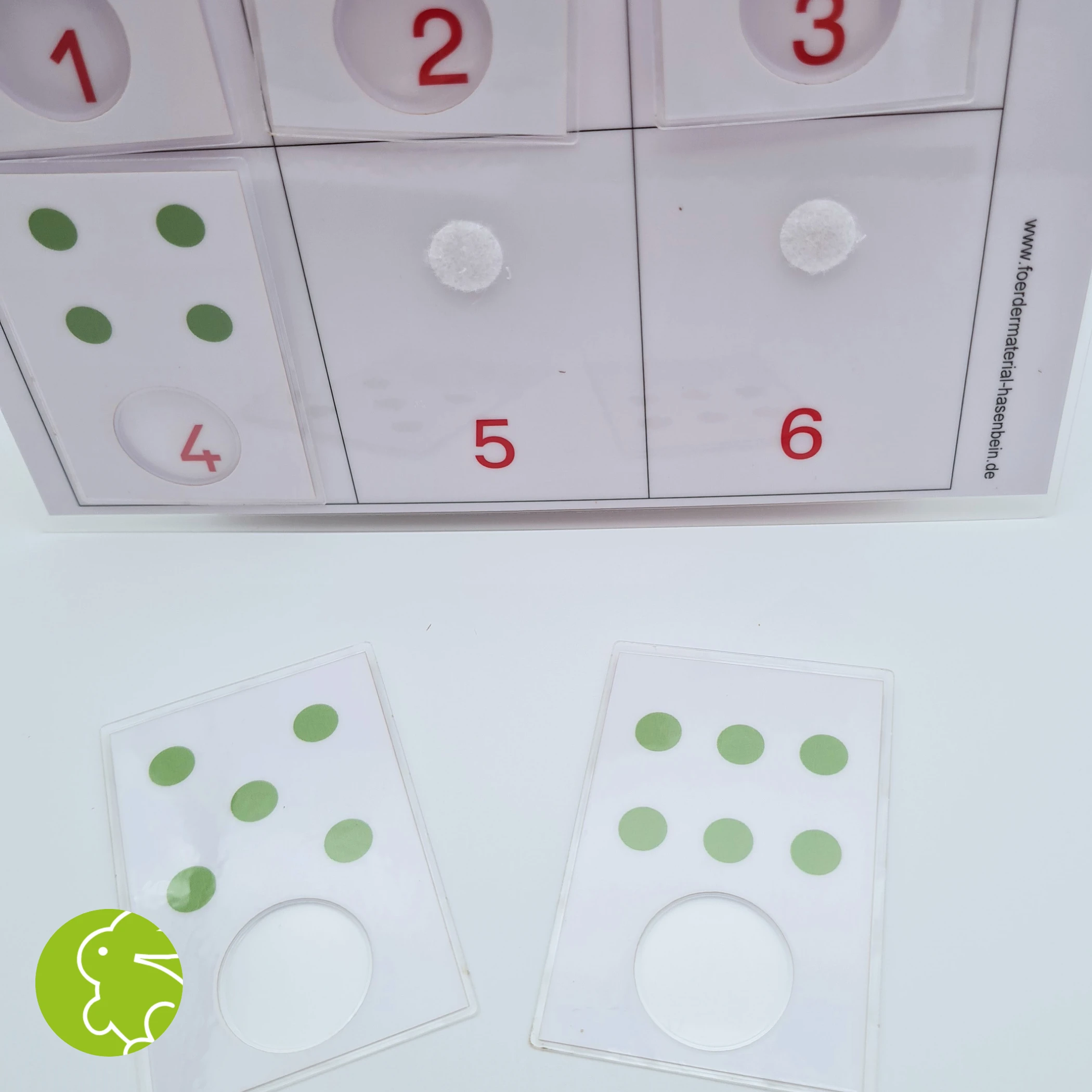 Mengenlotto 6 - Würfelbild