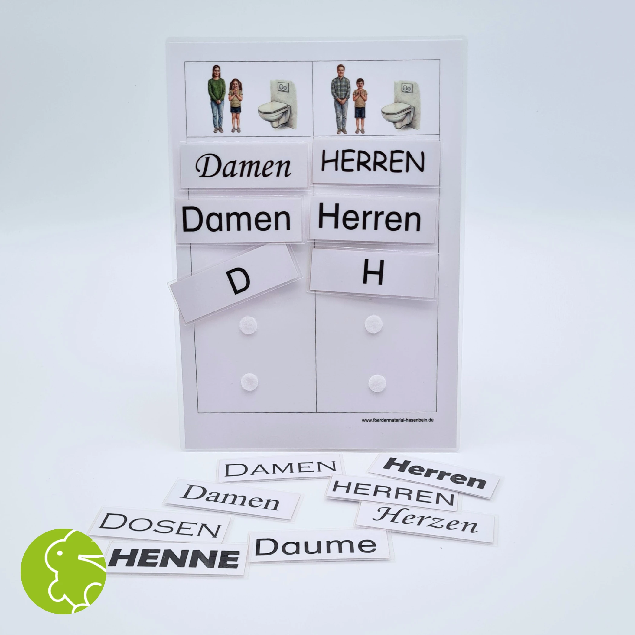 Ganzworte: Damen / Herren