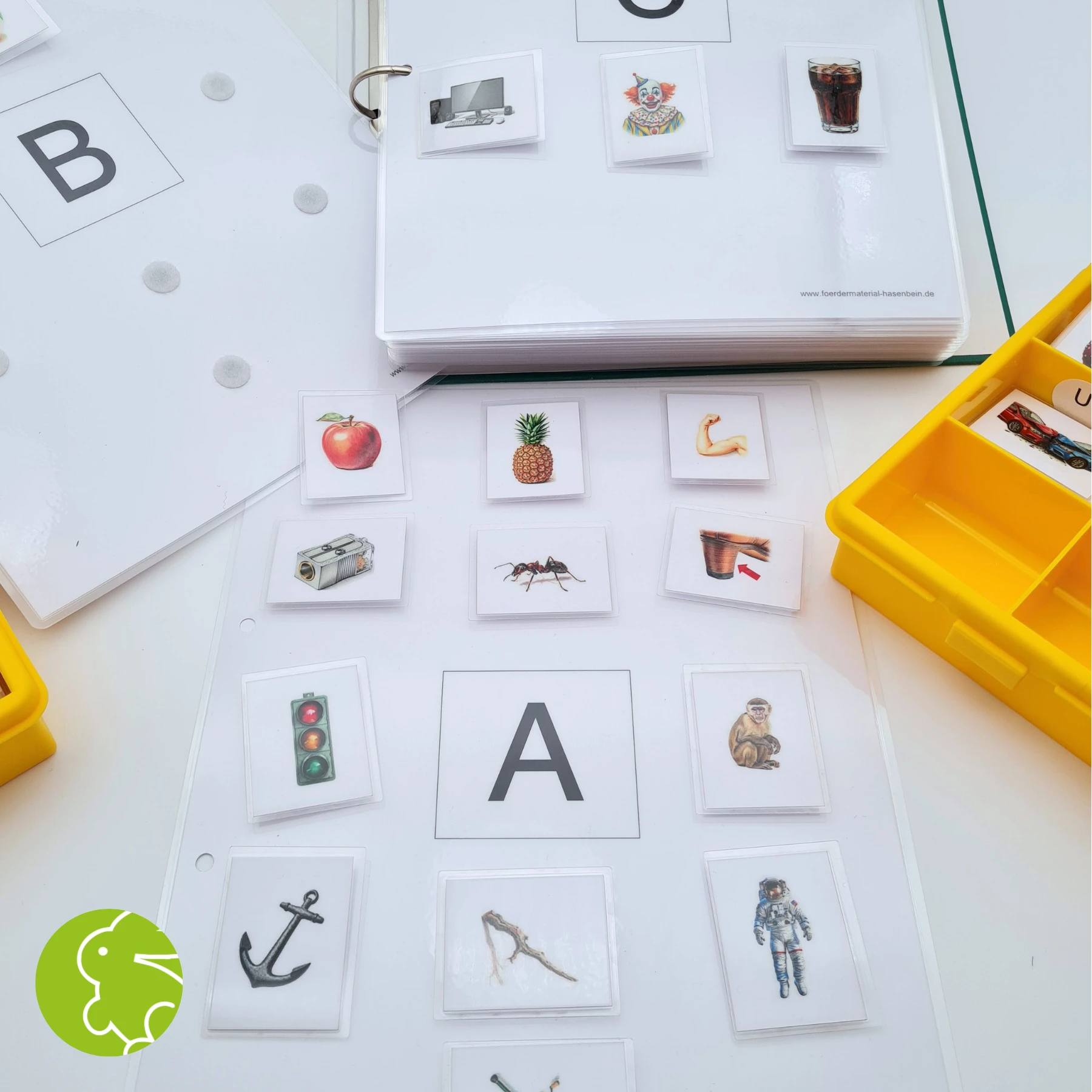 Mappe zum Alphabet