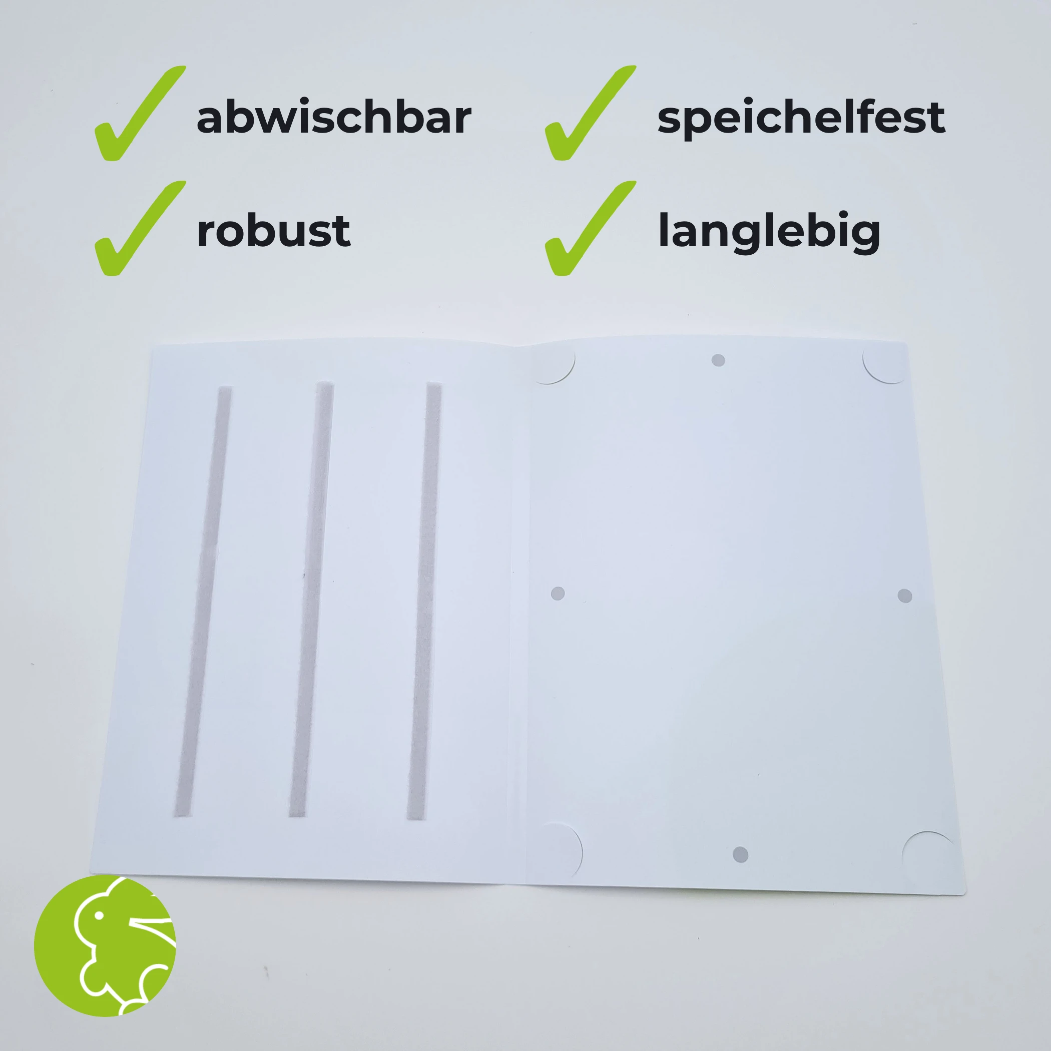 Blanko-Mappe 2 für laminierte Seite A4