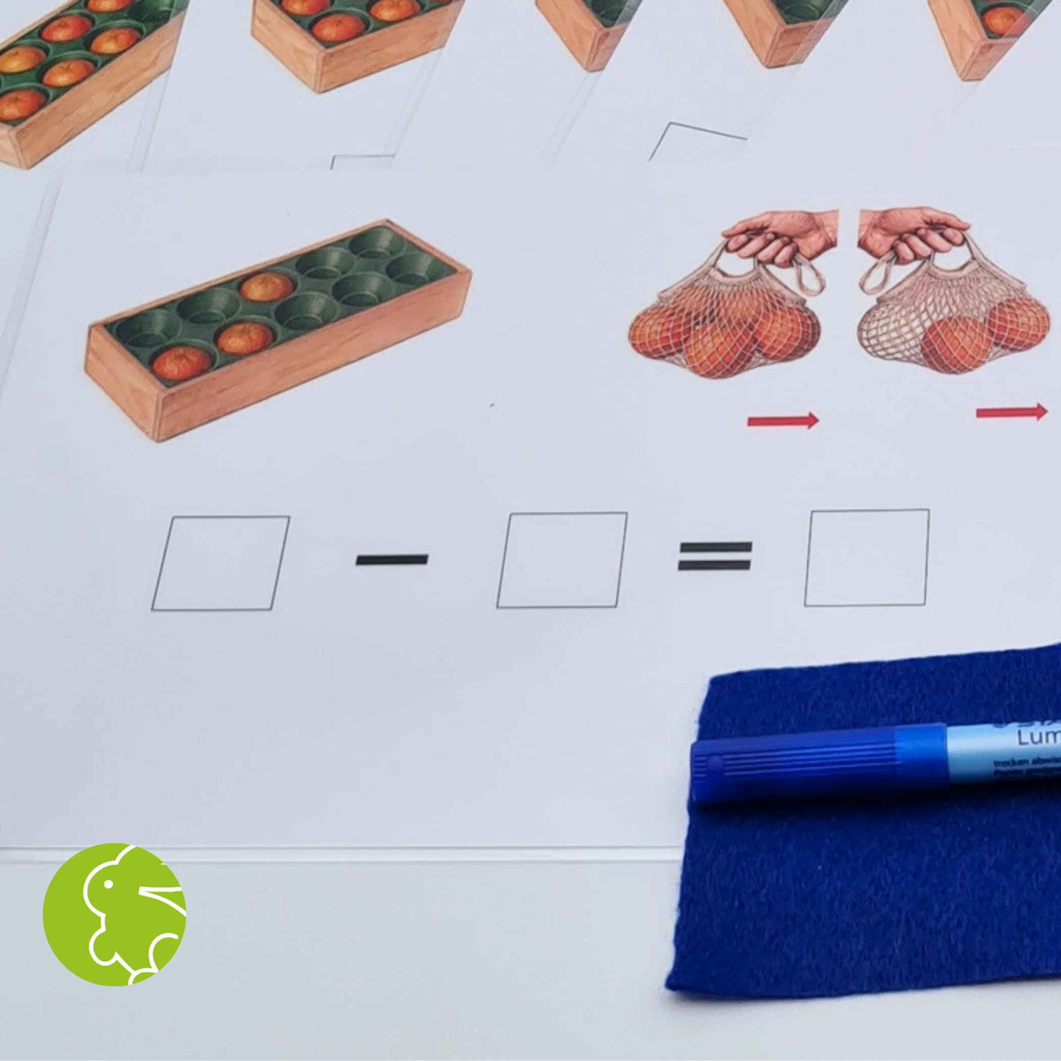 Rechengeschichten Orangen