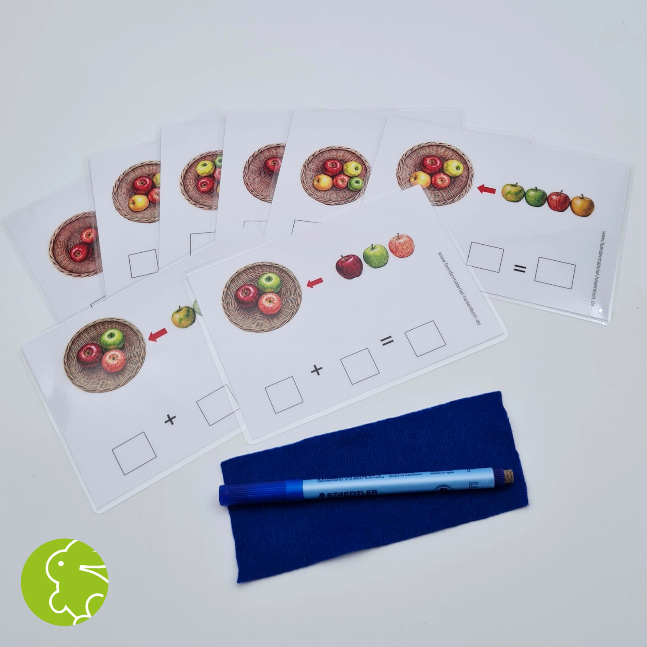 Rechengeschichten - Äpfel