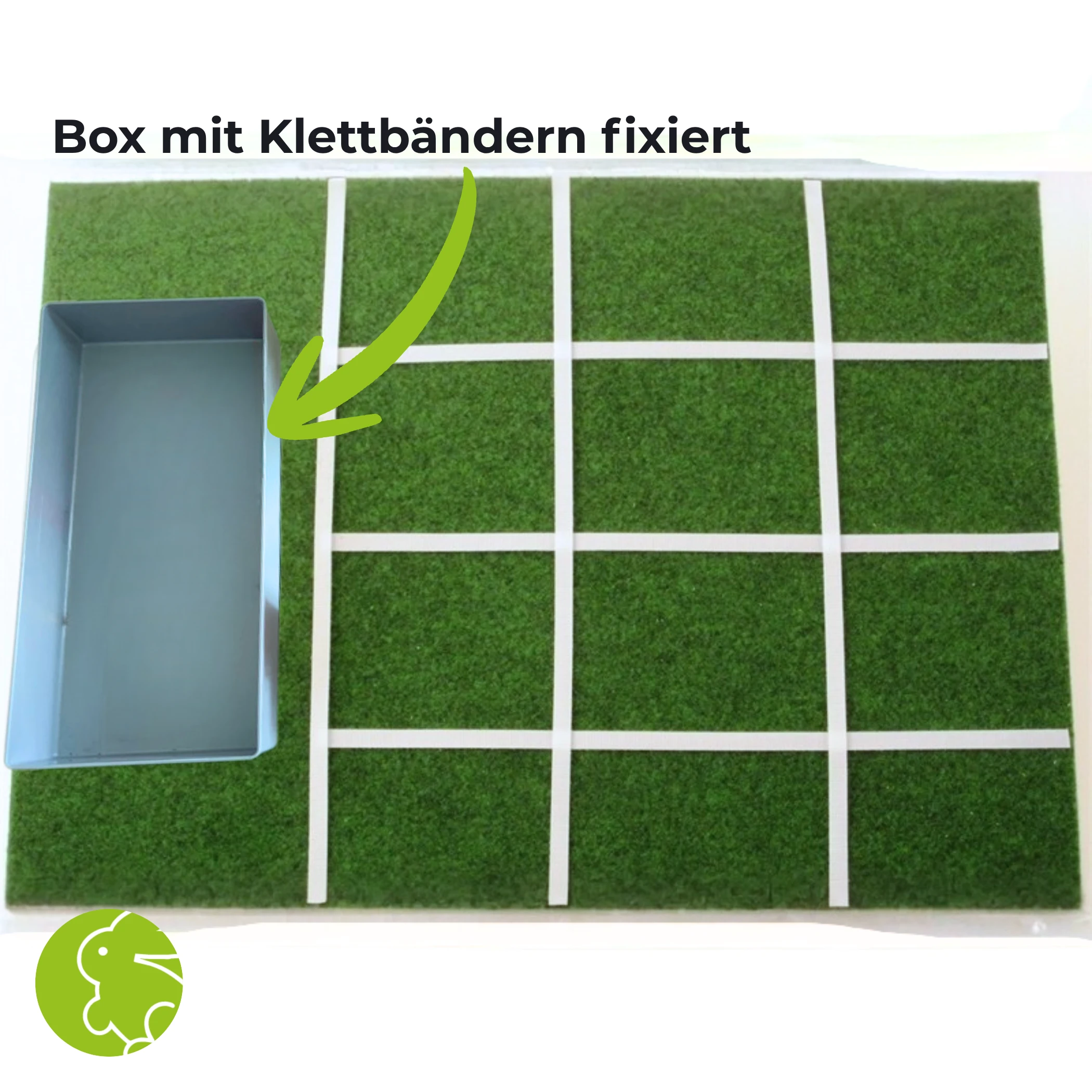 Blanko-Tablett 2 - A2 mit Klettraster