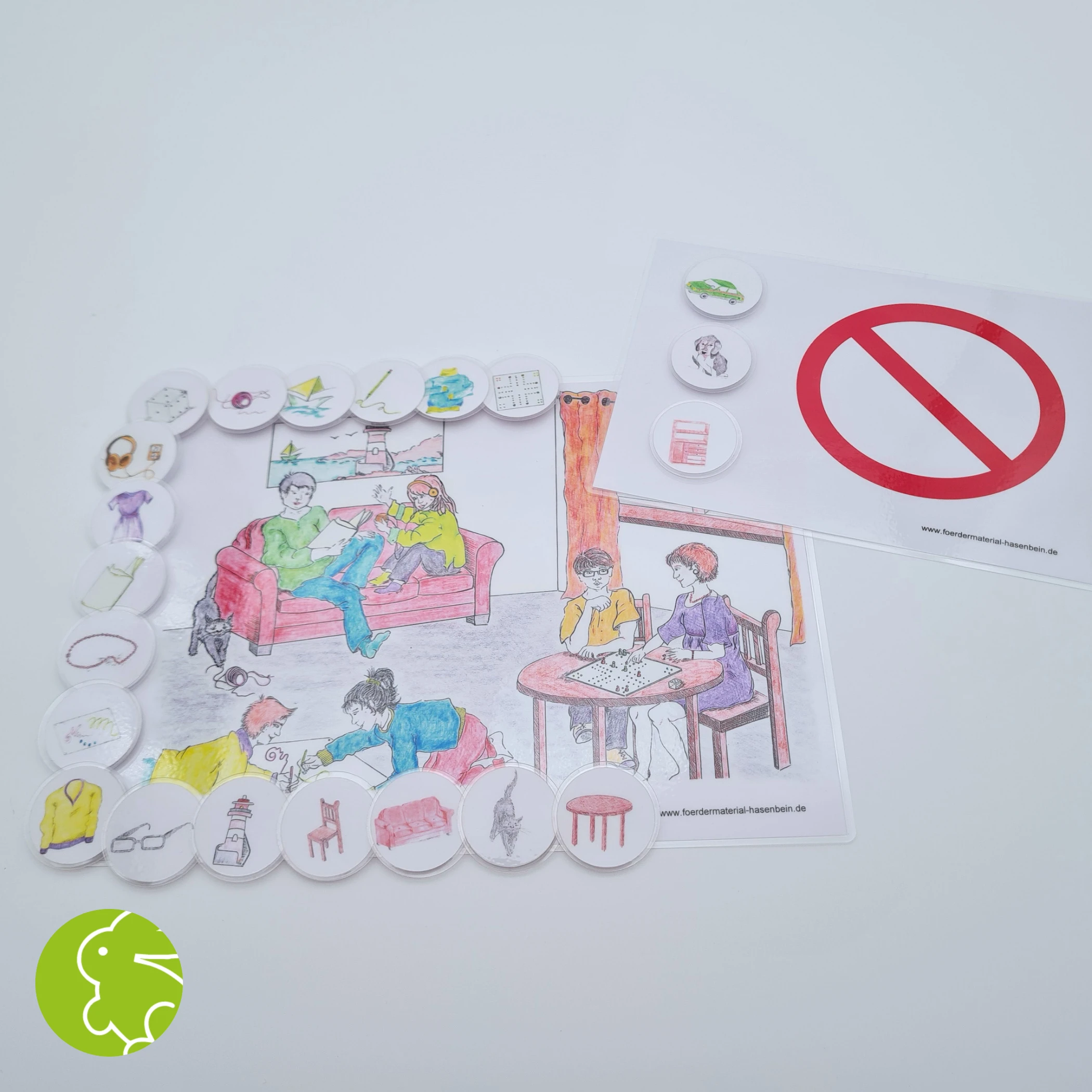 Situationsbild I - Im Wohnzimmer