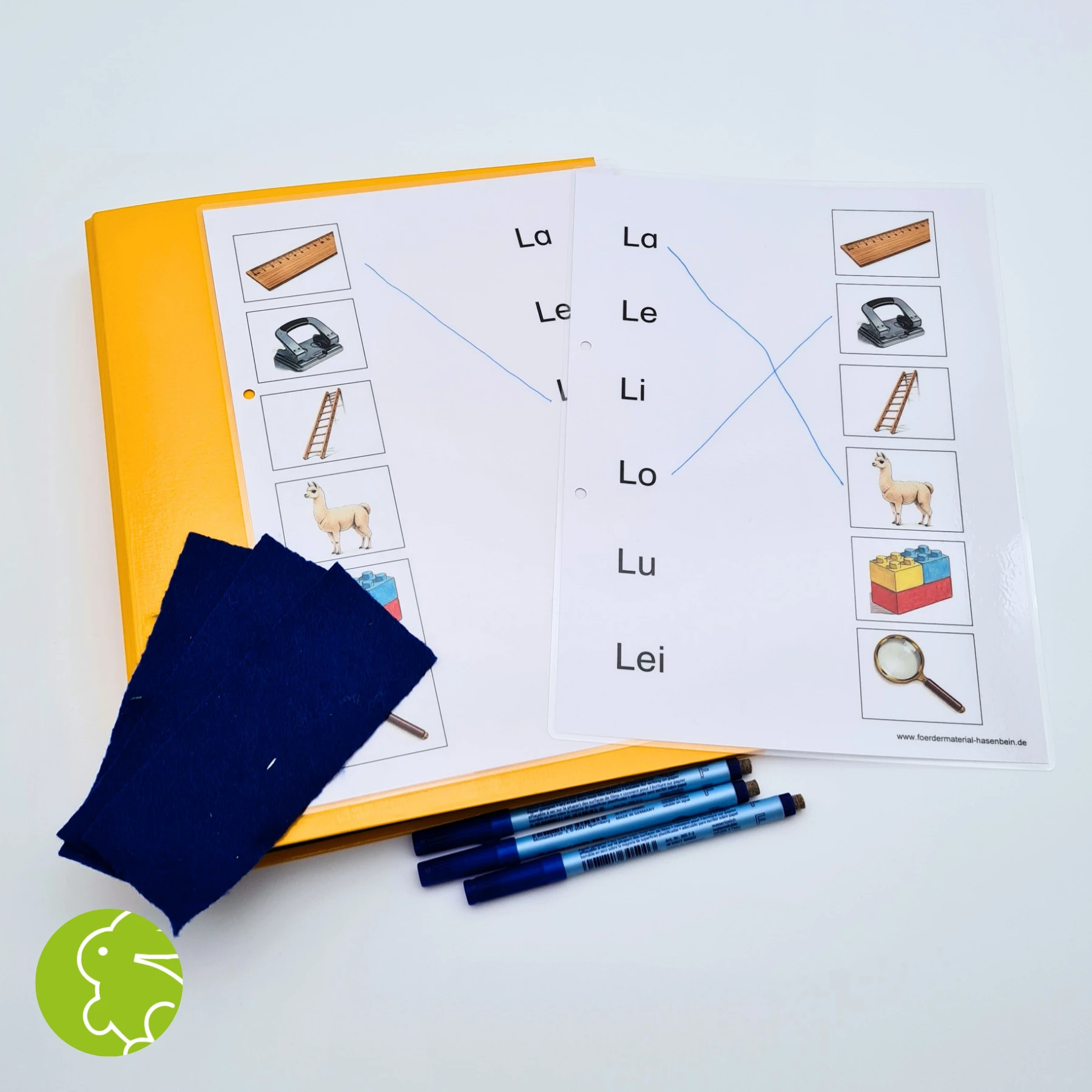 Anfangssilben lesen - erste 10