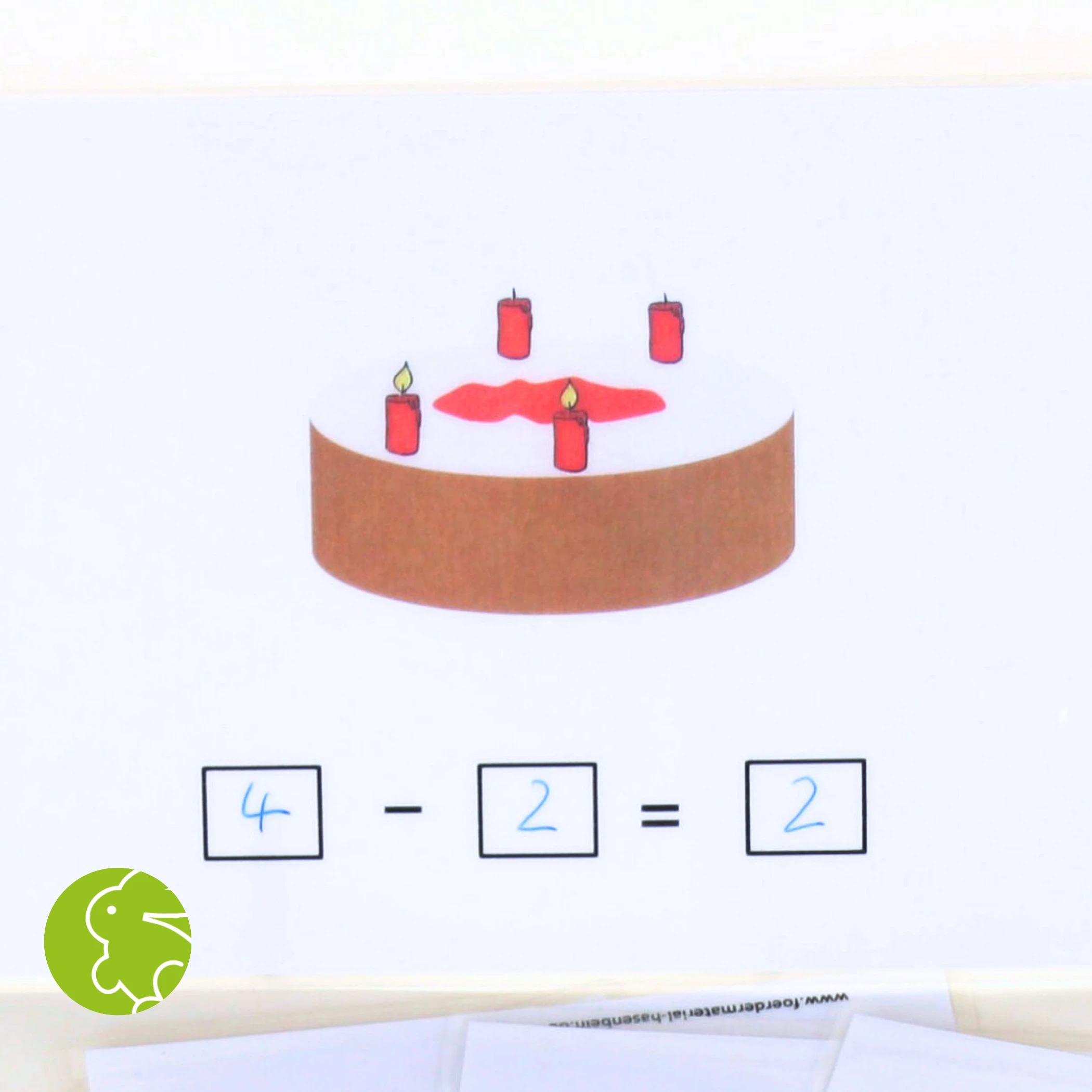 Rechengeschichten "Torte"