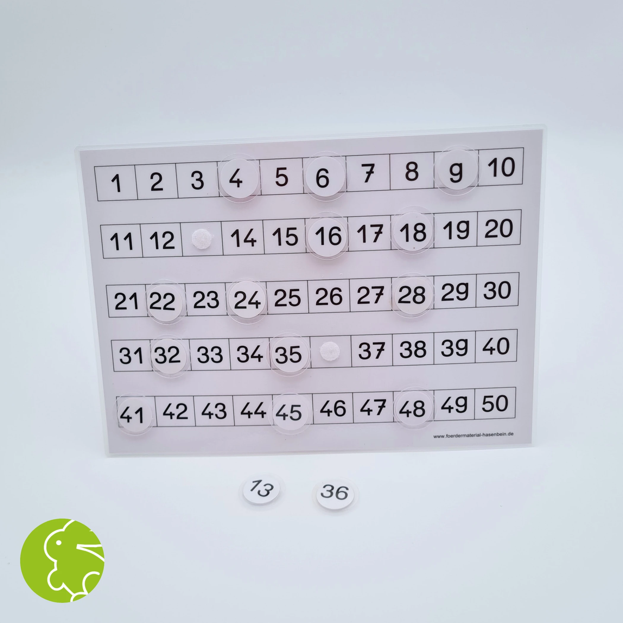 Was fehlt in der 50er-Tafel?