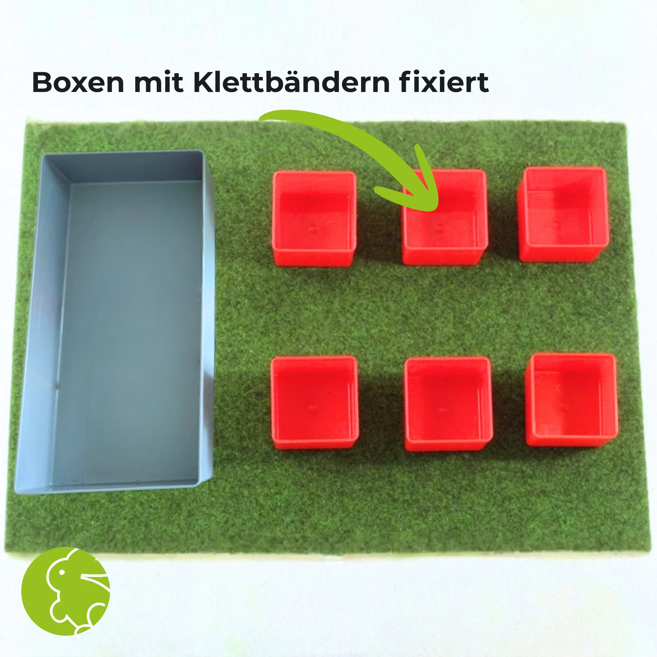 Blanko-Tablett 3 - A3 mit 6 Boxen